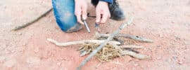 Fire Making With Natural Materials