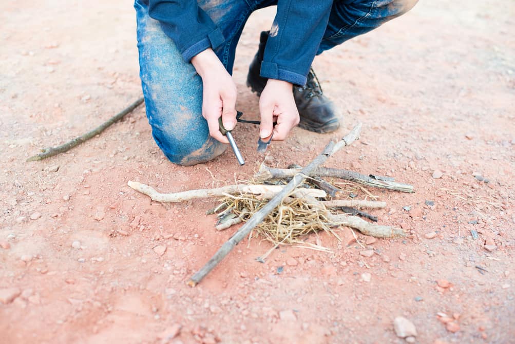 Fire Making With Natural Materials